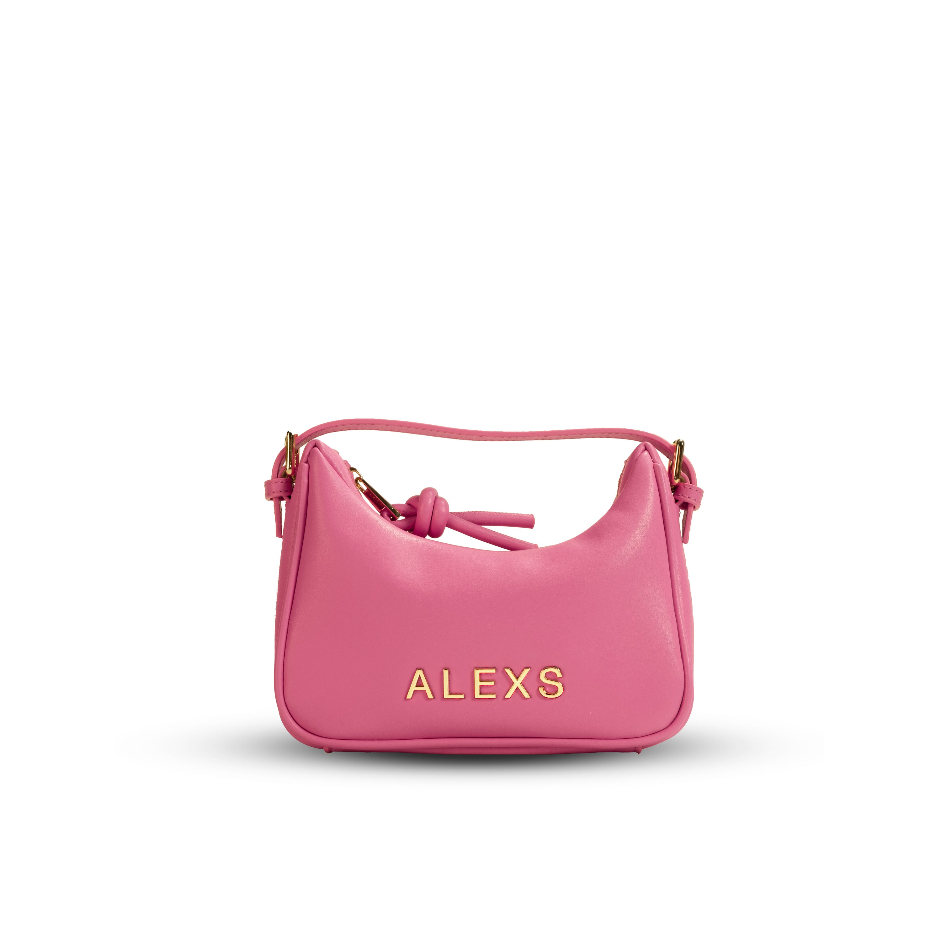 Bolso MINI Doble asa Piel rosa