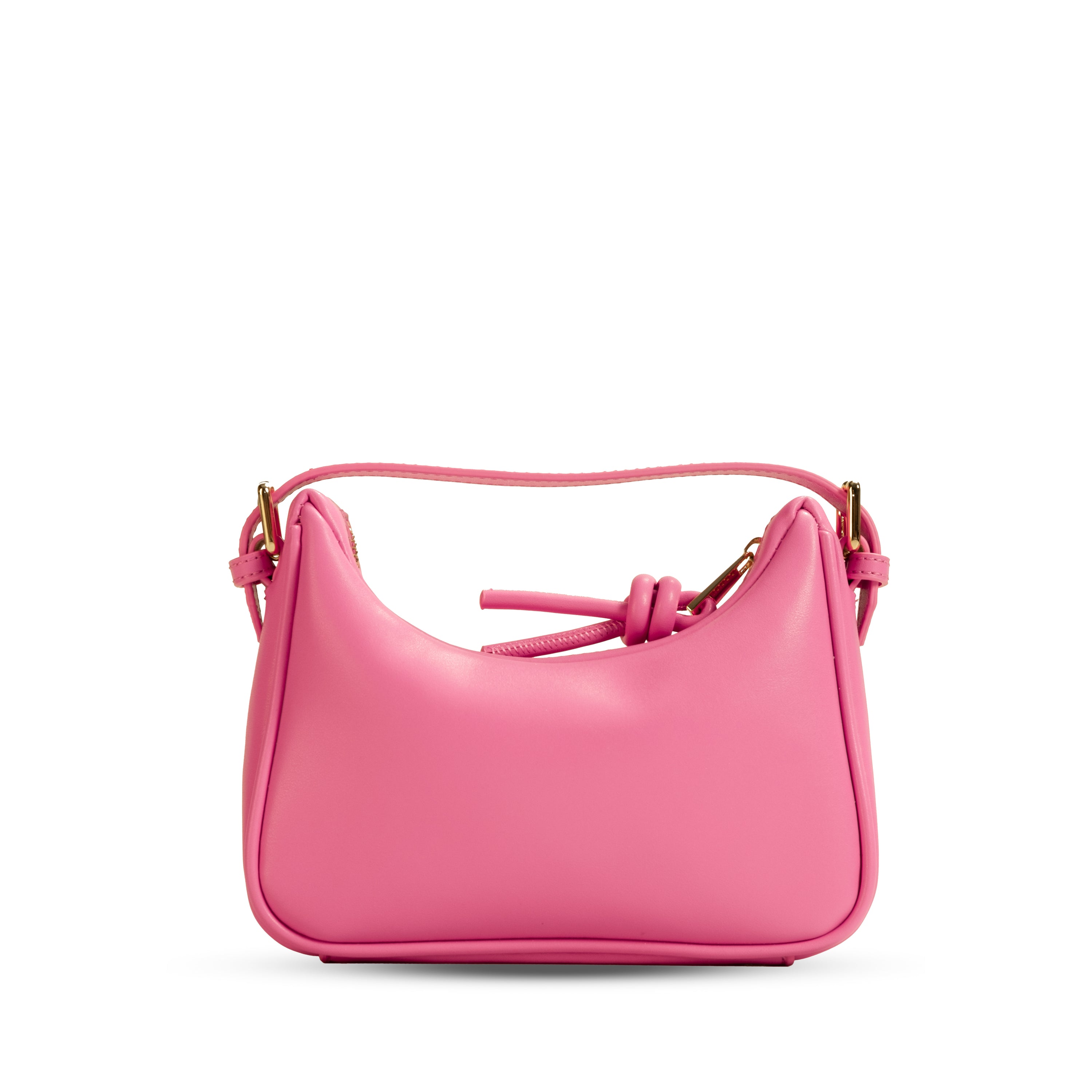 Bolso MINI Doble asa Piel rosa