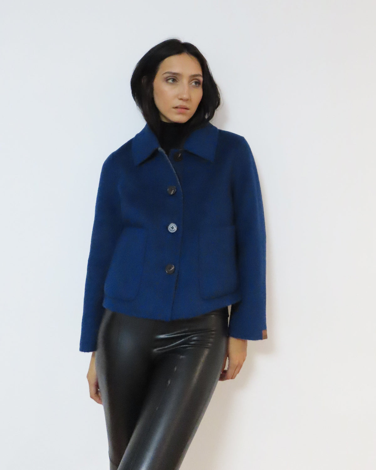 Reversible Hooded Coat Red / Mocha